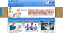 Desktop Screenshot of maxmedhealthcare.com